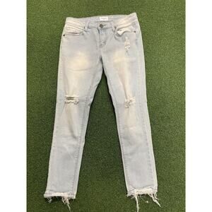 GOGO Mom Jeans Womens Size 7 Light Wash Denim